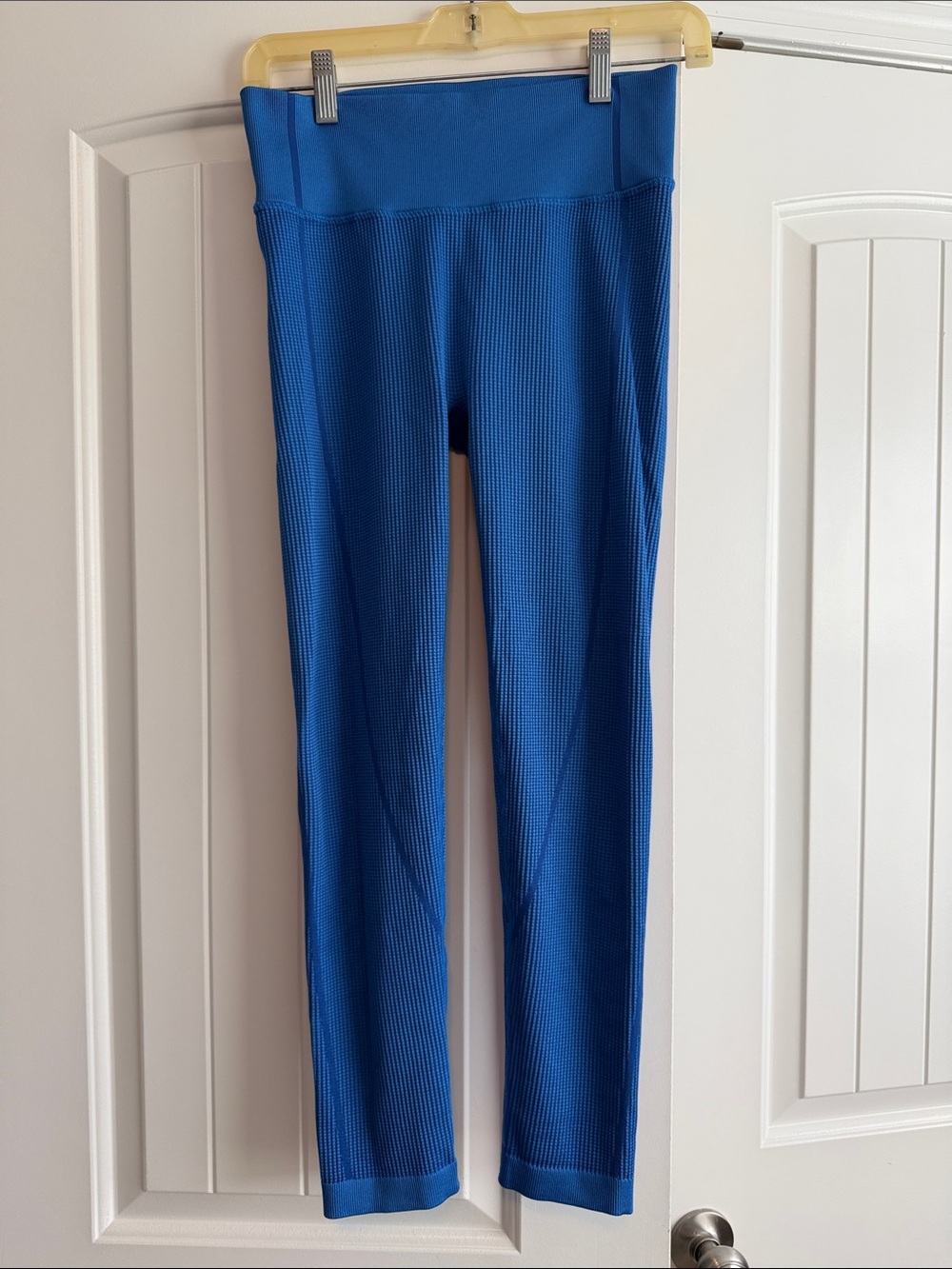 aerie Cobalt Blue High-Rise Textured Leggings